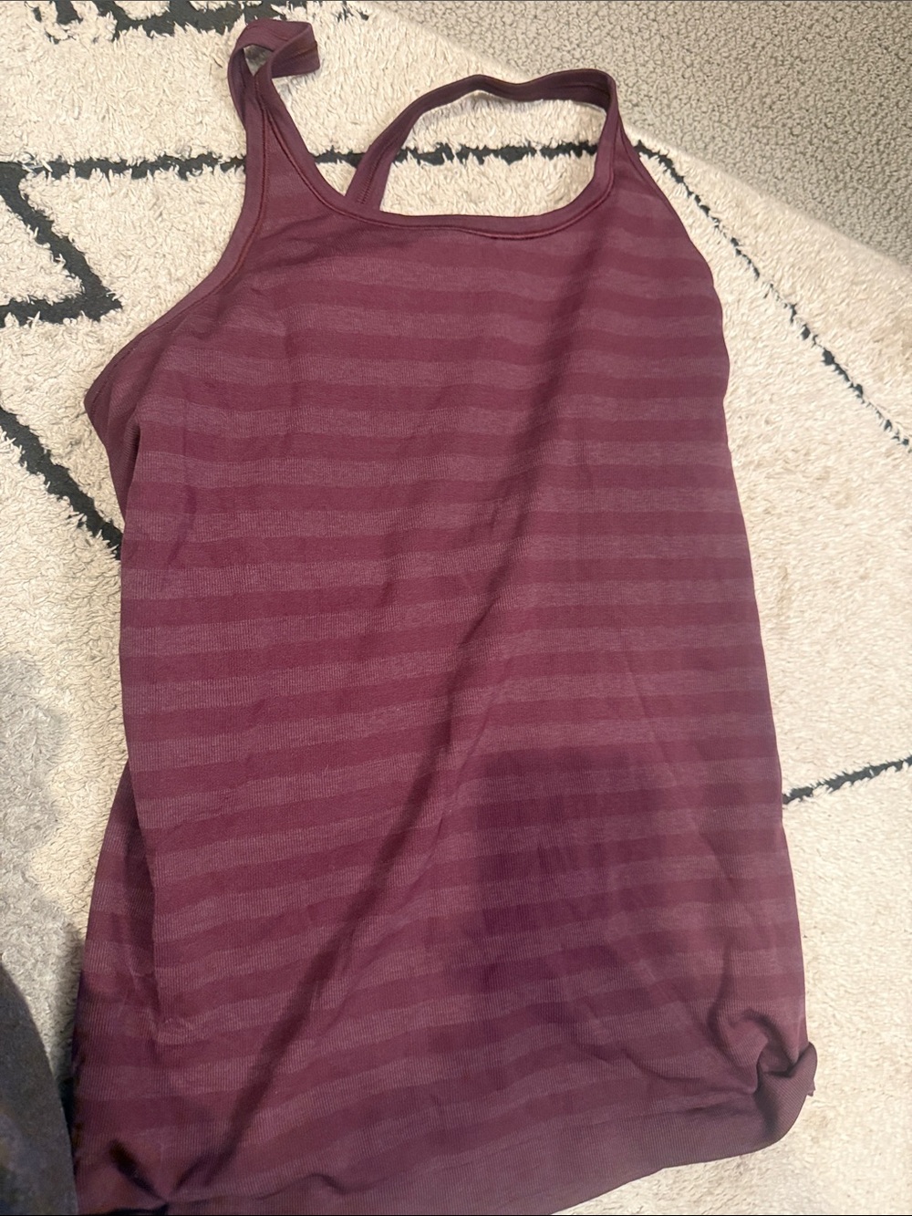 58. lululemon stripe tank 10